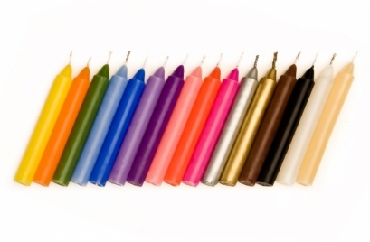 Velas Cortas lisas 