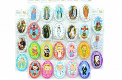 Calcomanías Santorales PEQUEÑAS